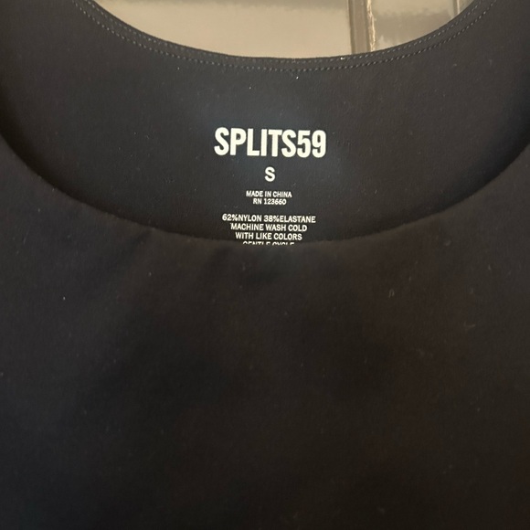 Splits59 Black Women's Workout Dresss - Picture 3 of 3